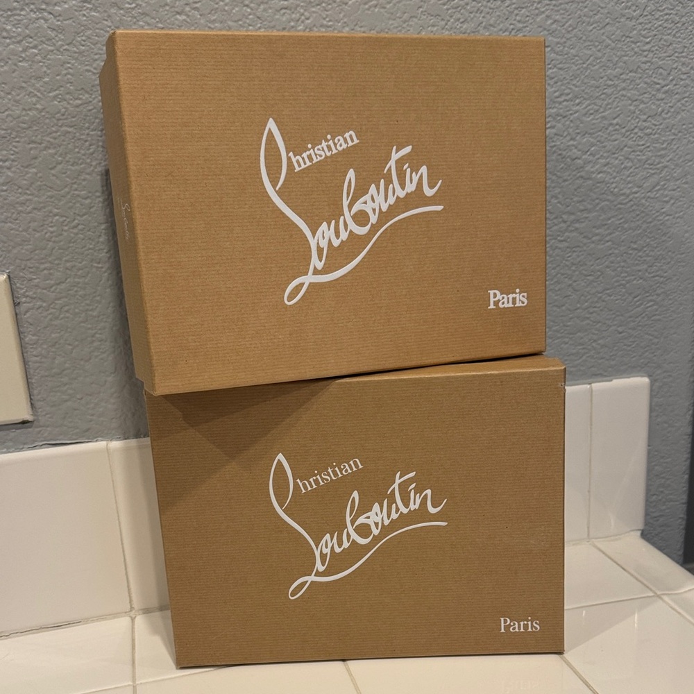 Christian Louboutin Empty Shoe Boxes with White Logo